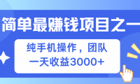 （13308期）简单有手机就能做的项目，收益可观